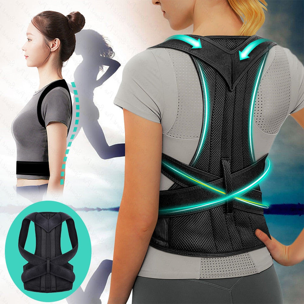 Posture harness outlet